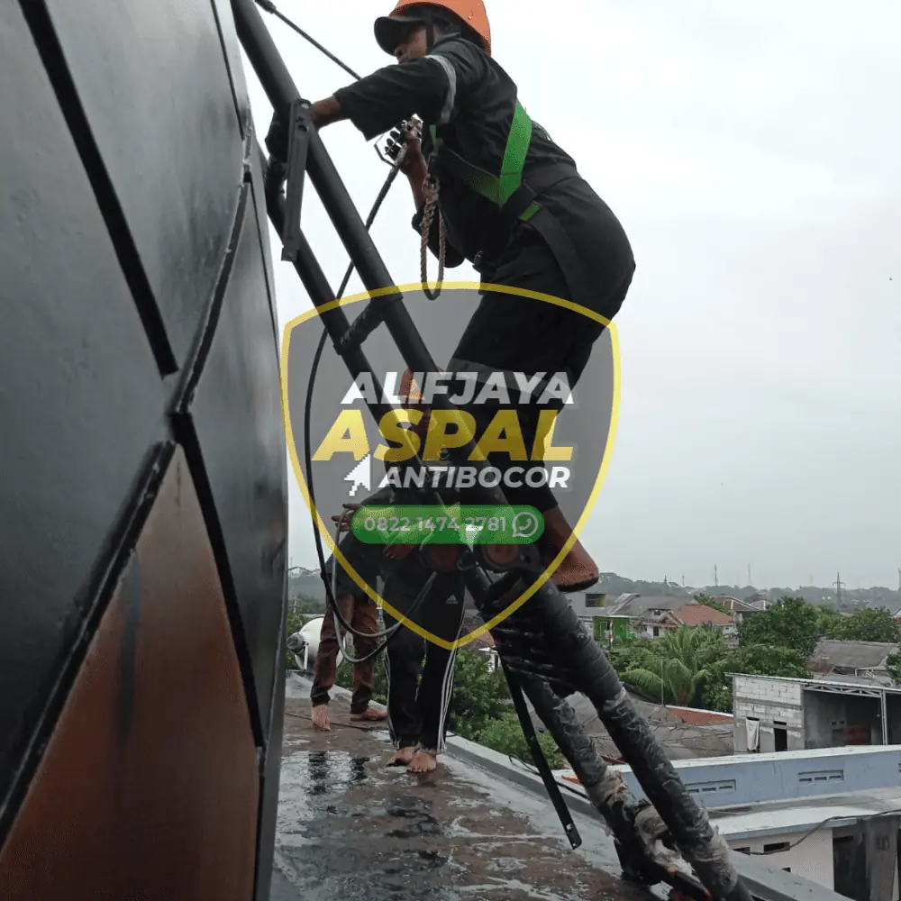 JASA PENGERJAAN WATERPROOFING ASPHALT EMULSION ASPAL CAIR DI TANAH ABANG JAKARTA PUSAT